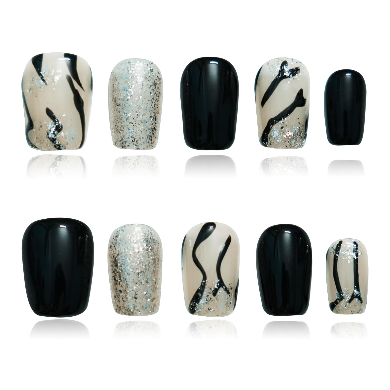 Tesytto hand-painted 3D design nails deliver glossy finish at home