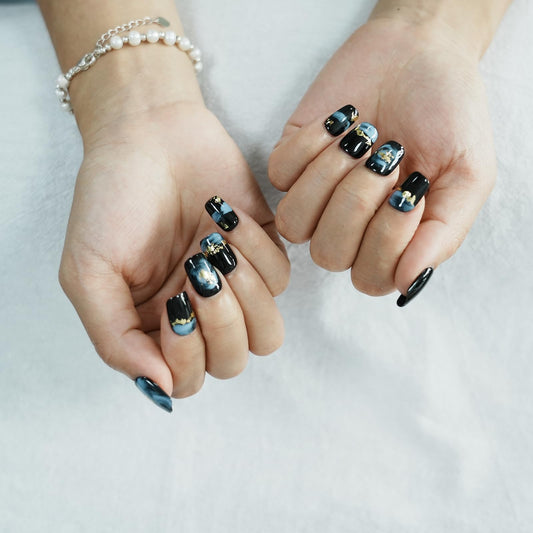Tesytto hand-painted 3D nail design for salon-style at-home manicures
