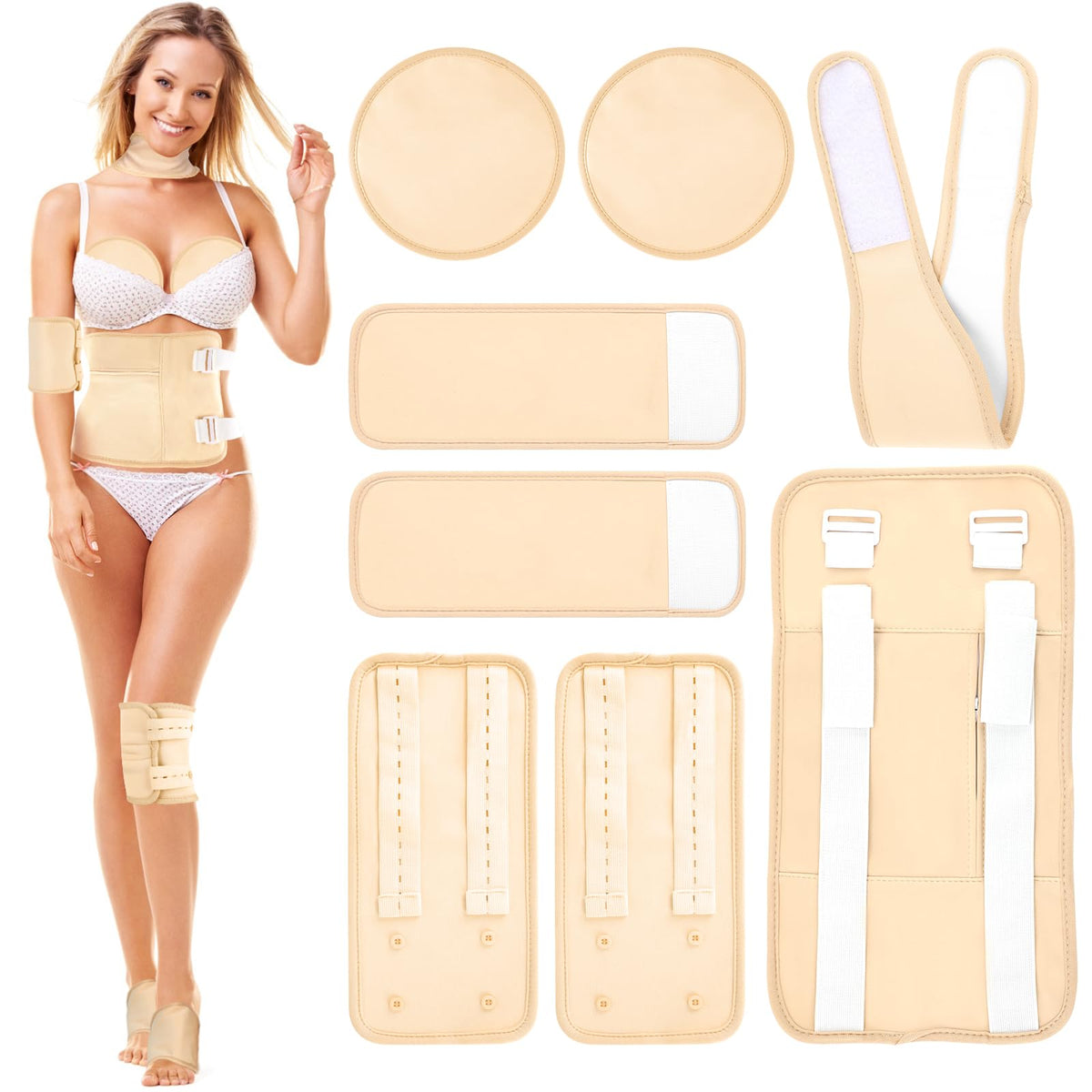 Castor oil pack wrap for neck