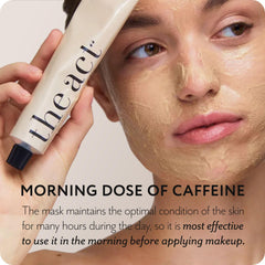 The Act Coffee Mask suited for all skin types, including teens.