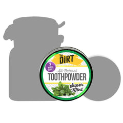 Ingredients like bentonite clay and baking soda in The Dirt powder