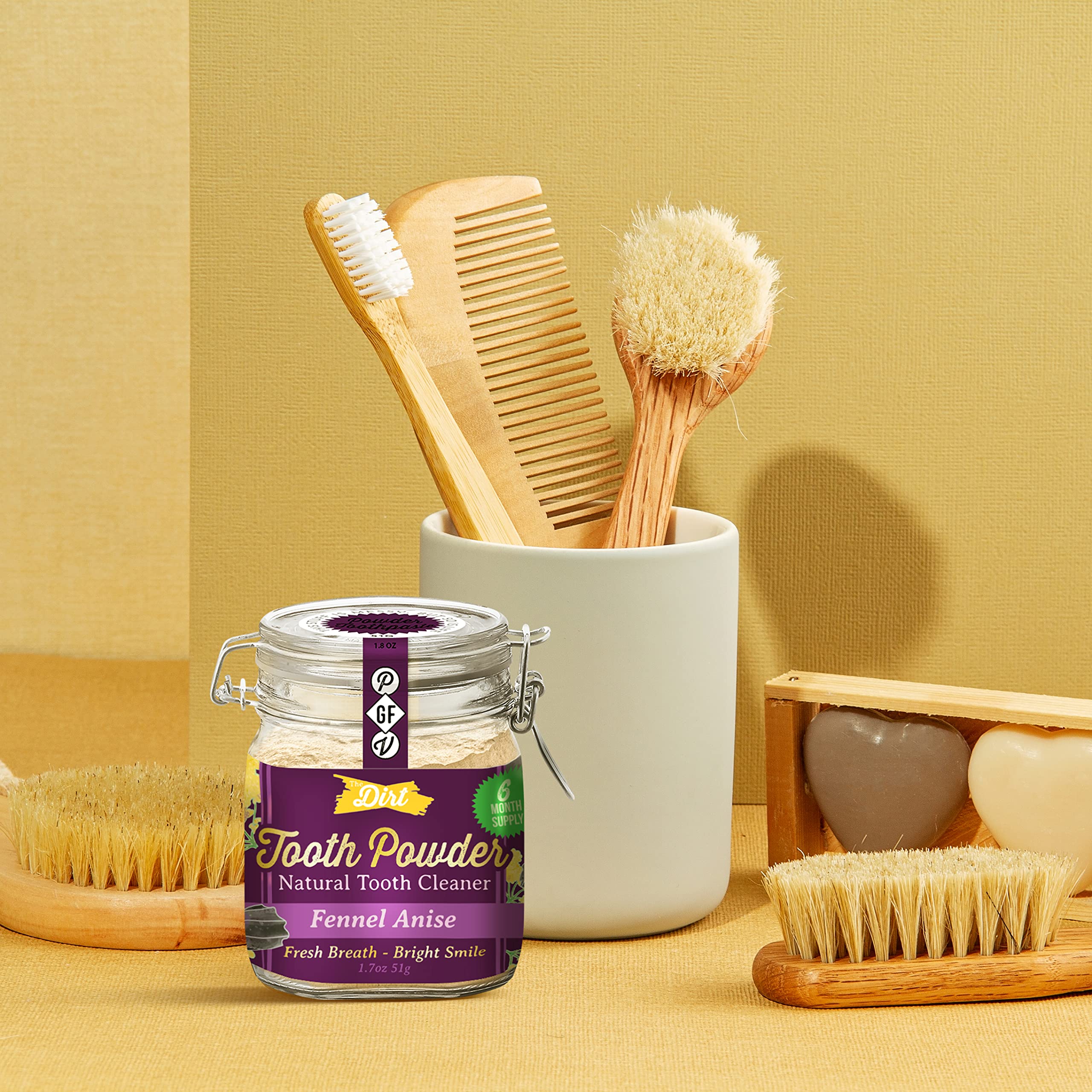 Cinna Mint flavor powder for The Dirt tooth powder