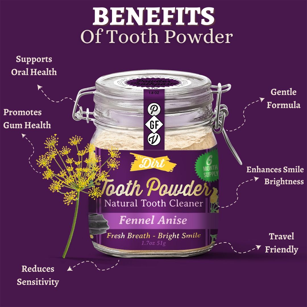 Fennel Anise flavor powder for The Dirt tooth powder