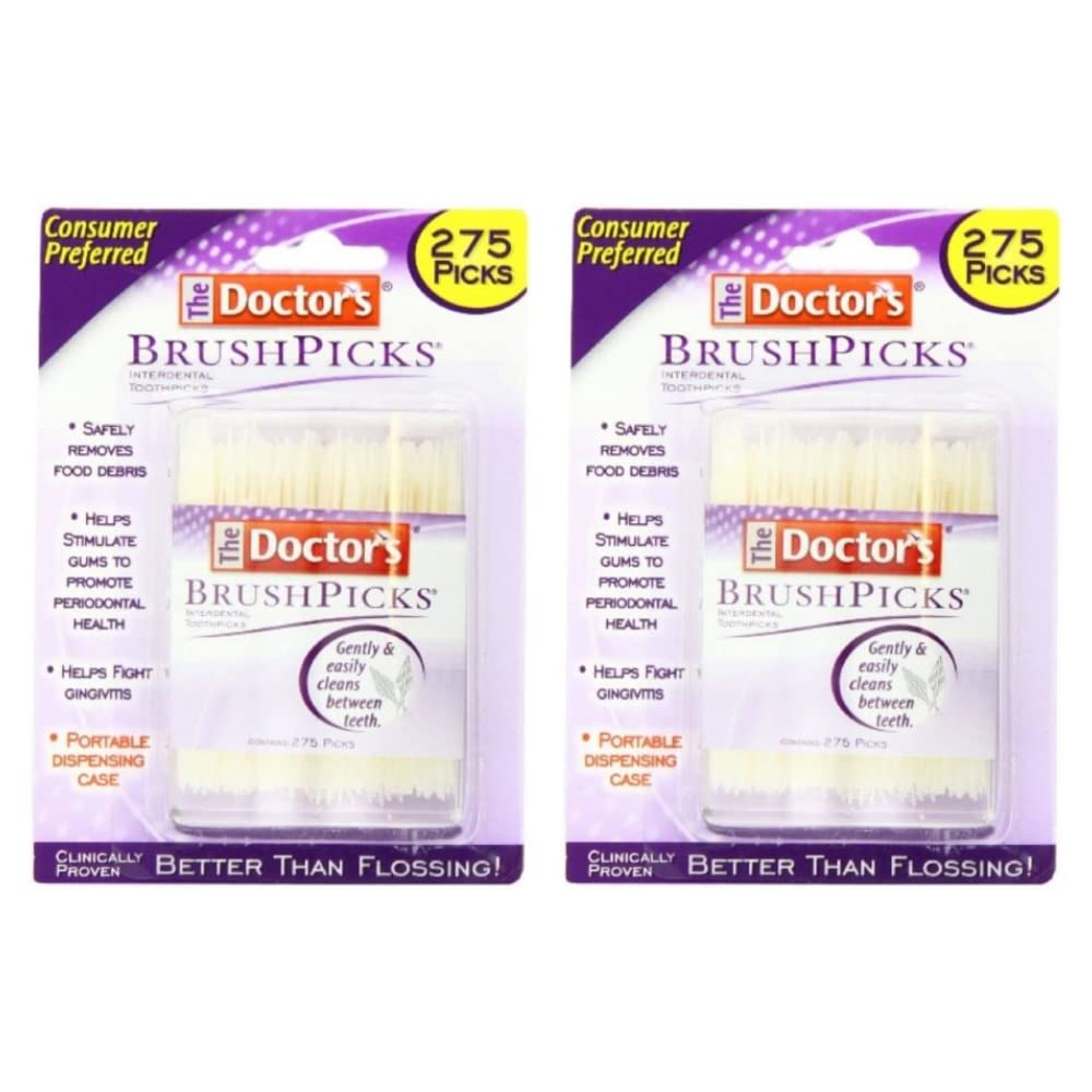 The Doctor's BrushPicks two-pack hero image