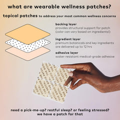 Be Calm Patch with hemp and ashwagandha for evening unwinding