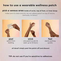 The Good Patch Desire product packaging with patches