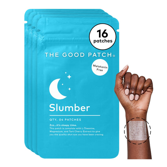 The Good Patch Slumber Sleep Patch box and 16-patch tray