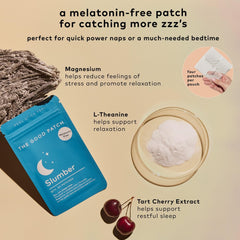 Slumber Sleep Patch applied to skin