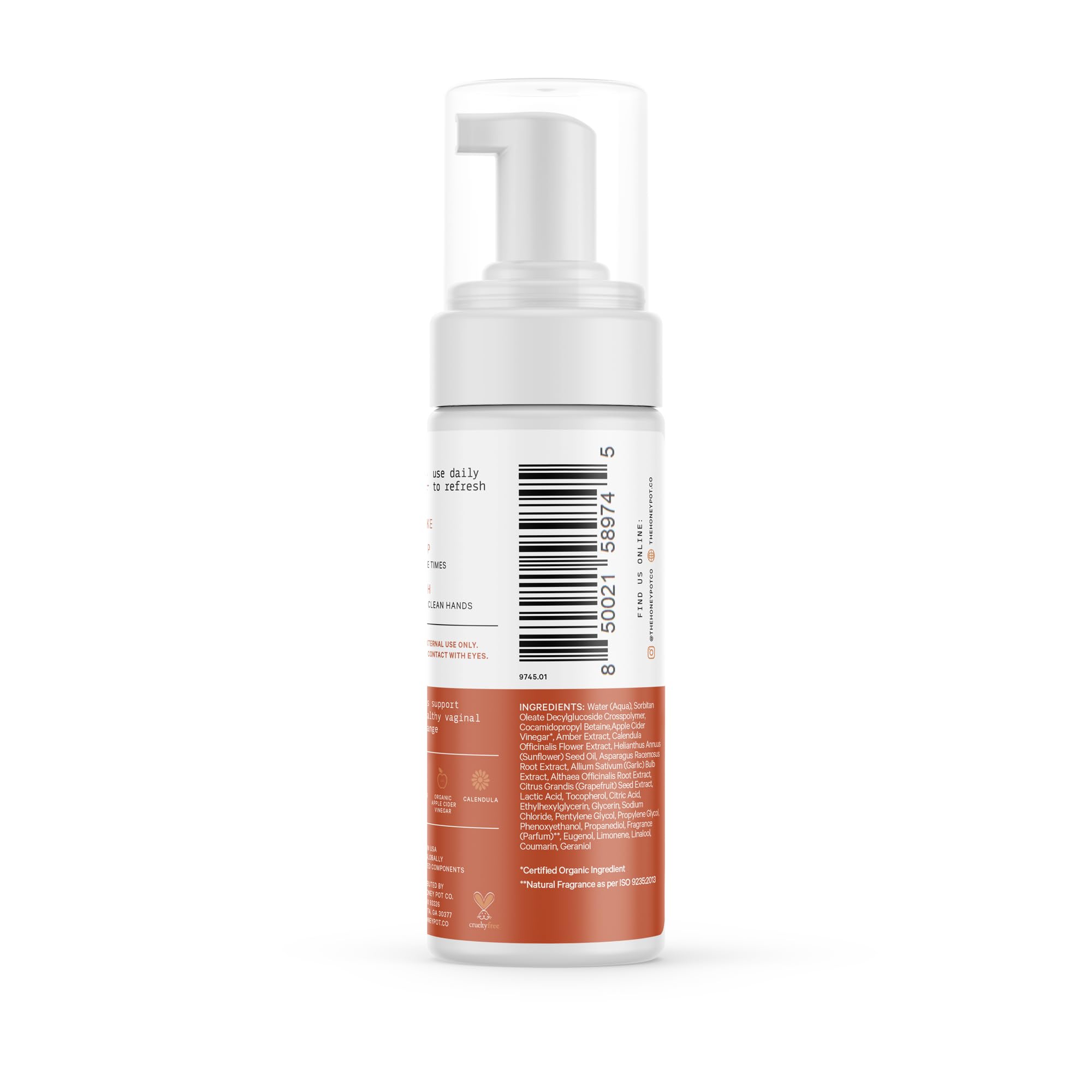 Herbal wash in a calm morning ritual suggests soothing relief through aroma.