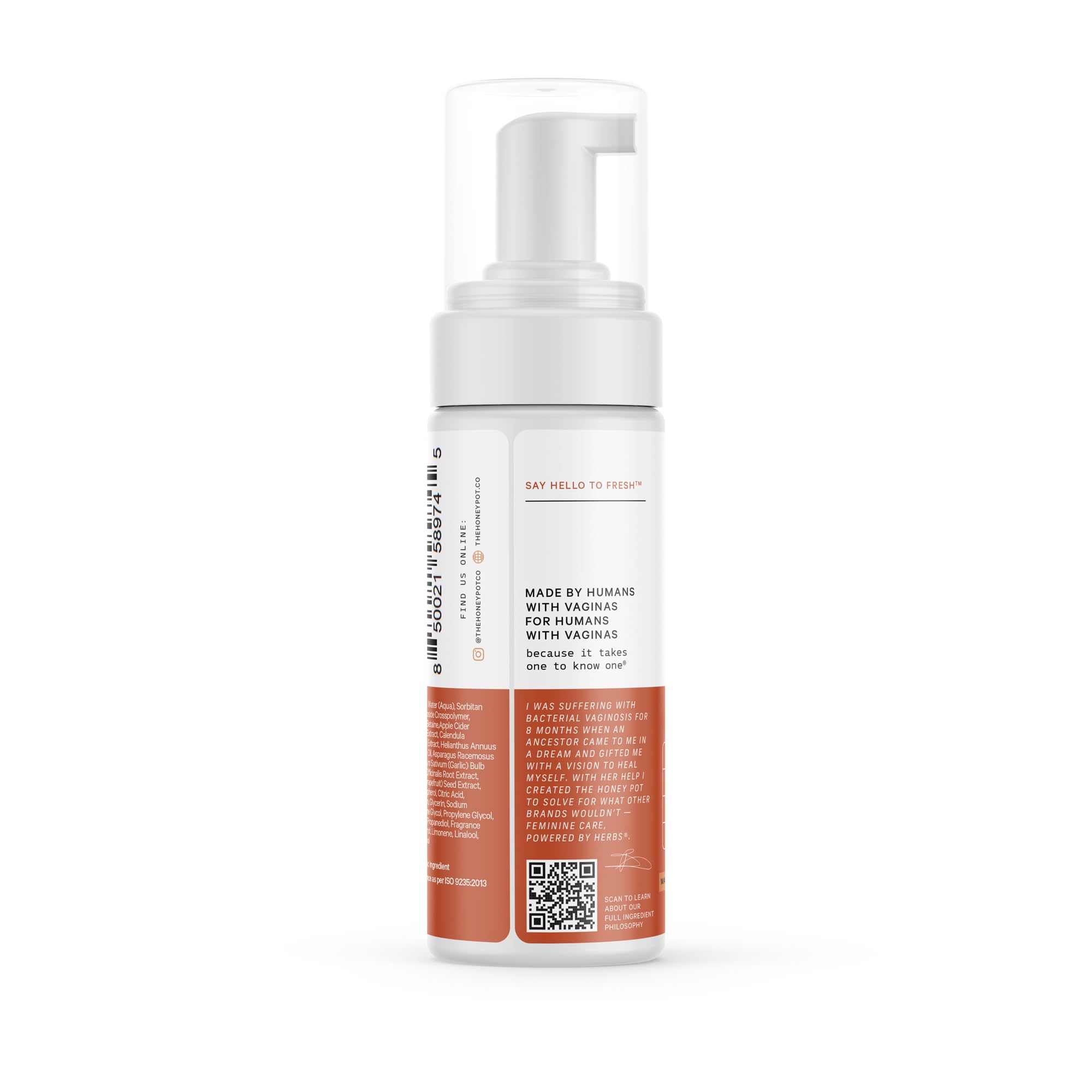 Box packaging shown to emphasize craft, sustainability, and explicit ingredient transparency.