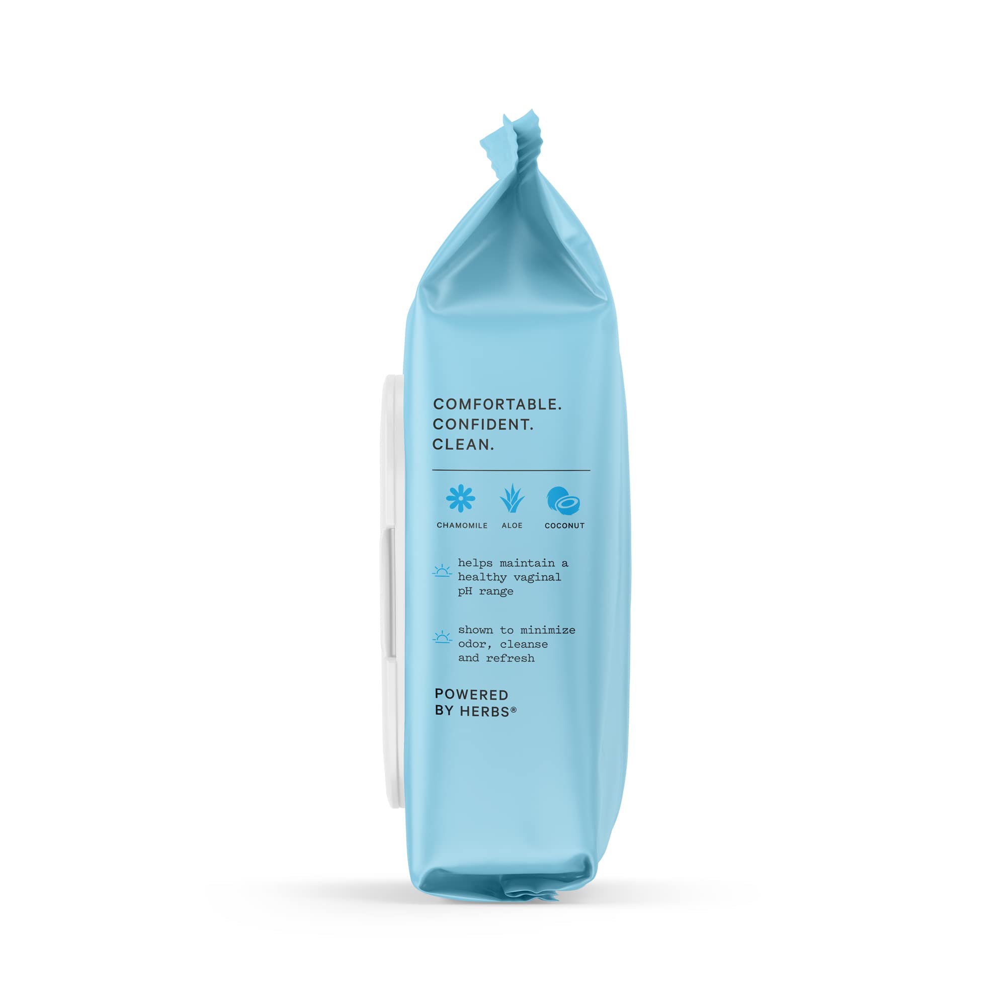 Dermatologist-tested The Honey Pot wipes offer a hypoallergenic formula.