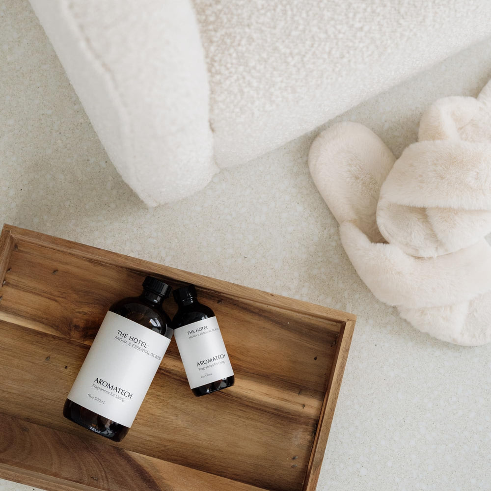 Made in USA AromaTech The Hotel essential oil bottle