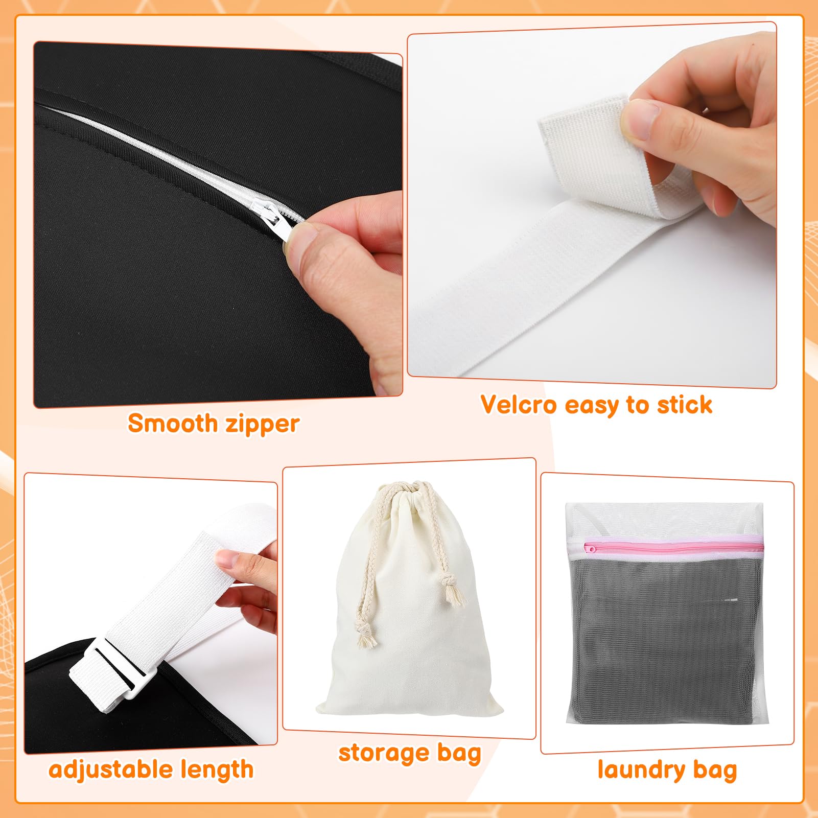 Storage bag included with THE KING HIS QUEEN castor oil wrap pack