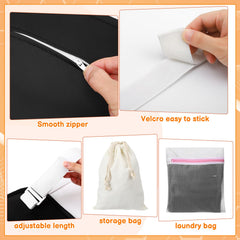 Storage bag included with THE KING HIS QUEEN castor oil wrap pack