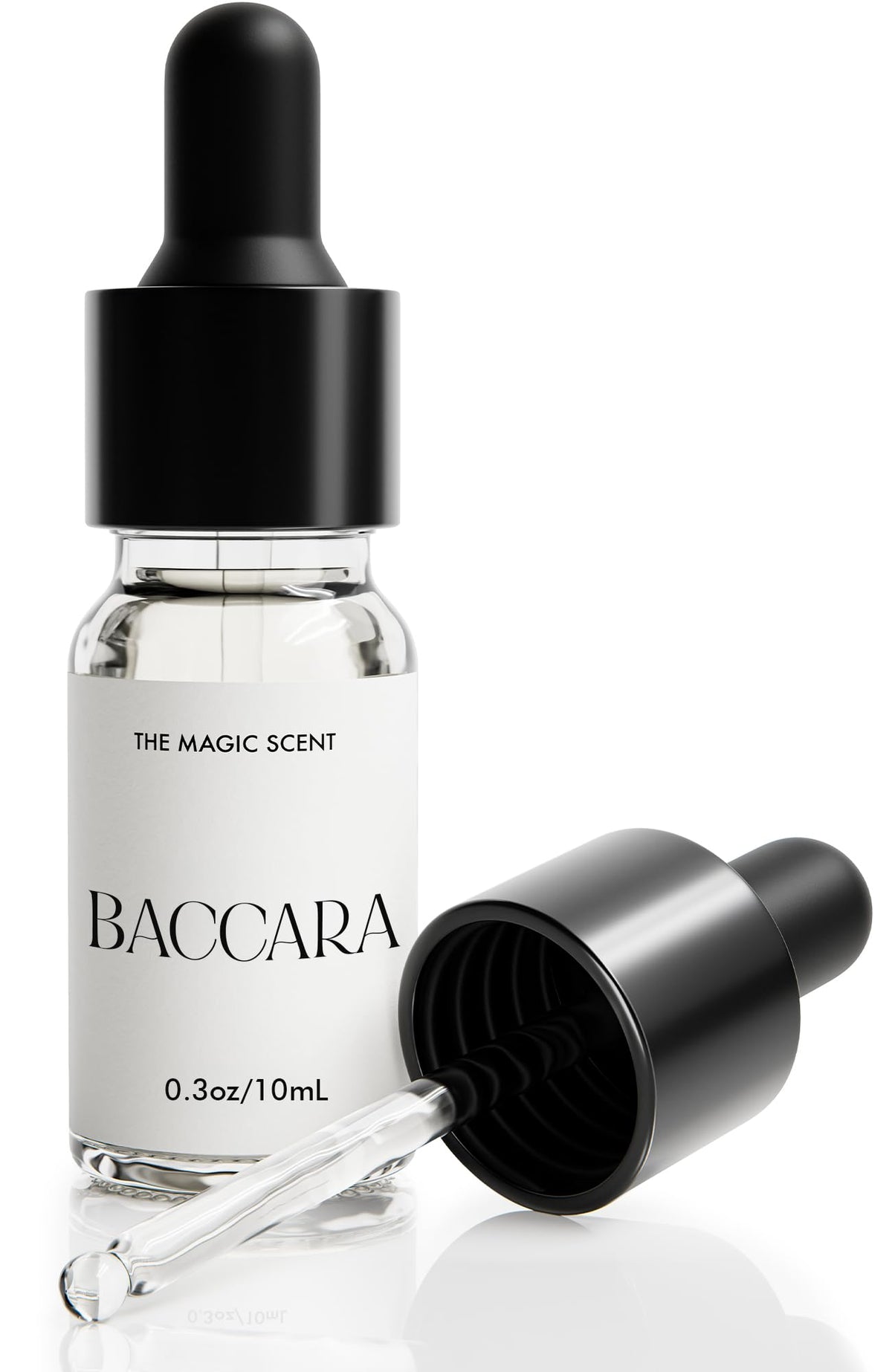 Close-up of The Magic Scent Baccara Diffuser Oil bottle