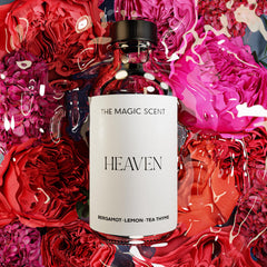 Lifestyle image showing hotel-inspired scent ambiance with Heaven oil