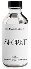 Front view of The Magic Scent Secret Diffuser Oil bottle 16.5 fl oz