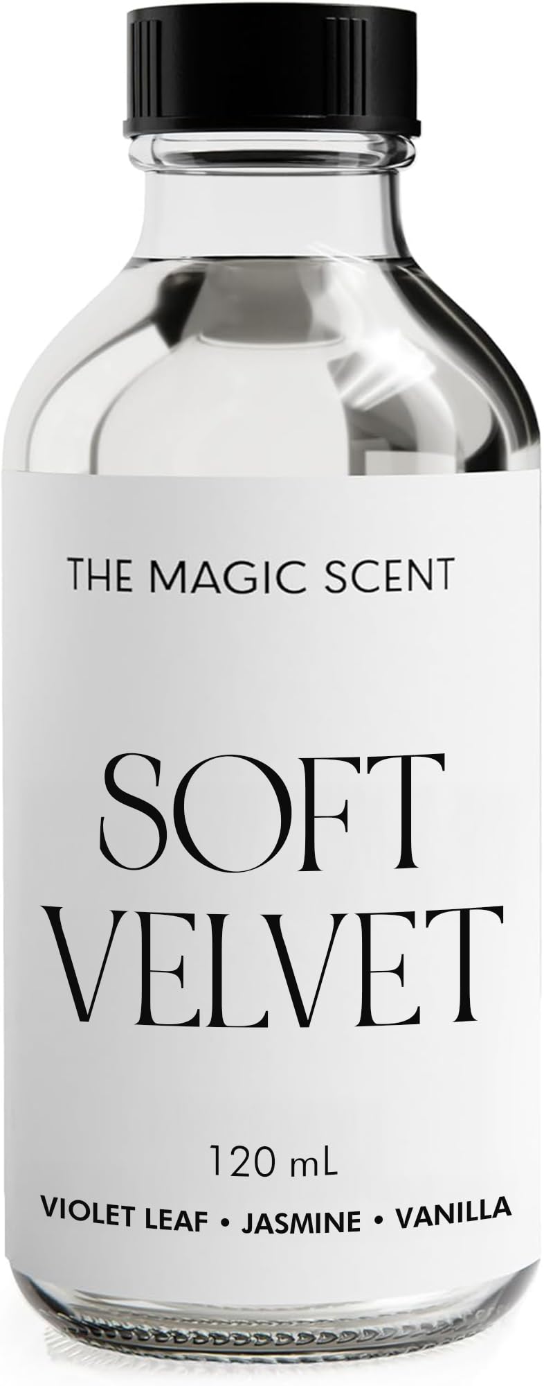 The Magic Scent Soft Velvet Diffuser Oil bottle - front view (4 oz / 120 mL)