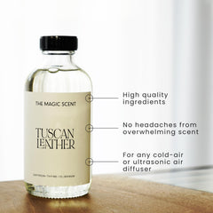 Packaging image for The Magic Scent Tuscan Leather diffuser oil