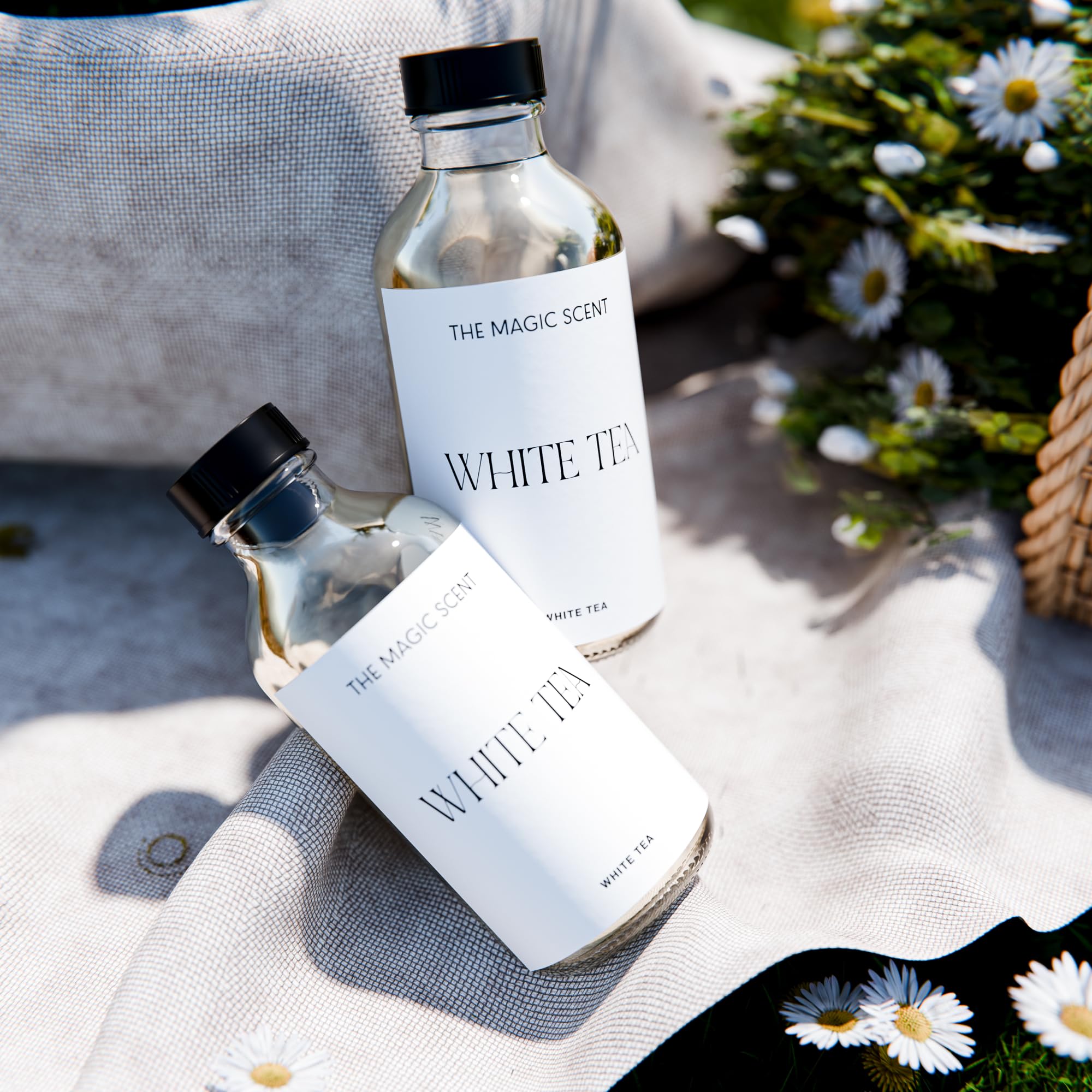 Room scene depicting premium hotel-inspired scent ambiance