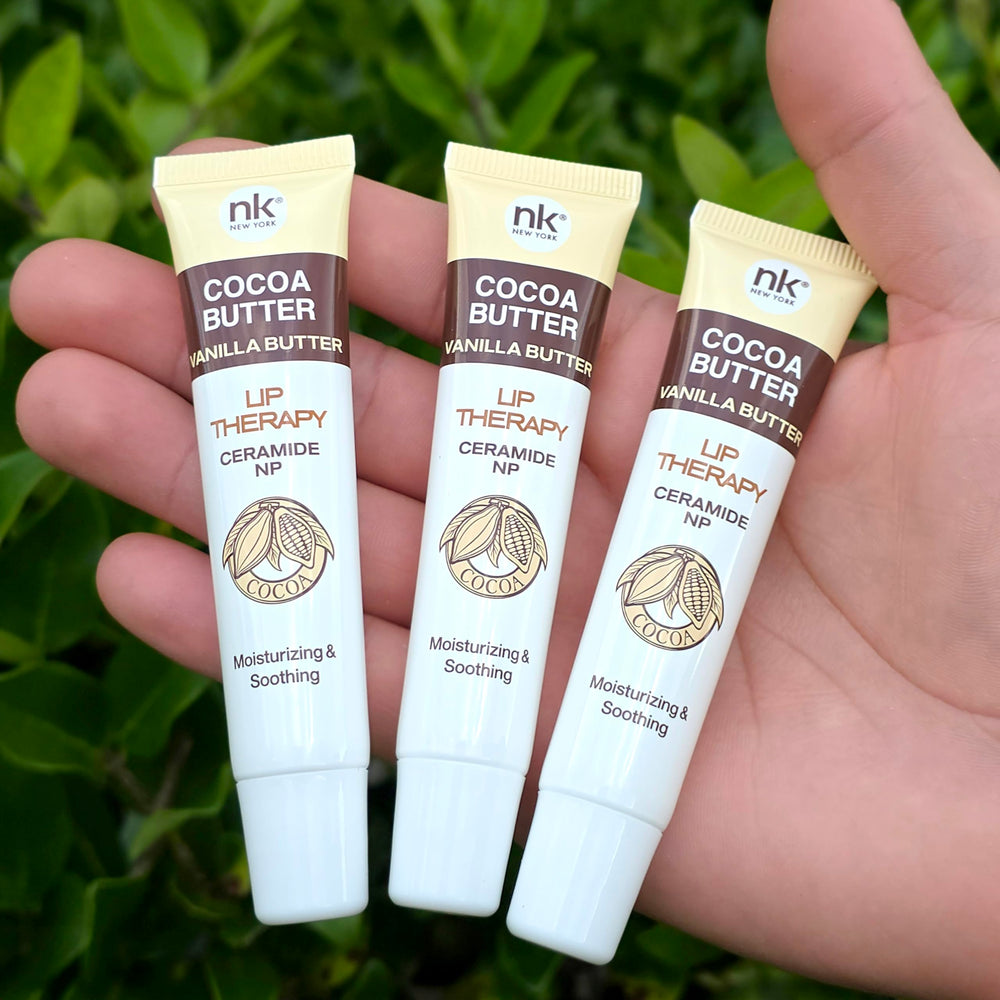 The Make-Up Artist Project Vanilla Cocoa Butter Lip Therapy with ceramide NP for deep hydration.