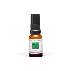 The Nue Co Vitamin D Spray hero image with bottle and packaging on white background