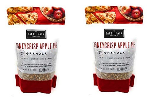 The Safe + Fair front packaging showing two 12 oz bags and product benefit convenience
