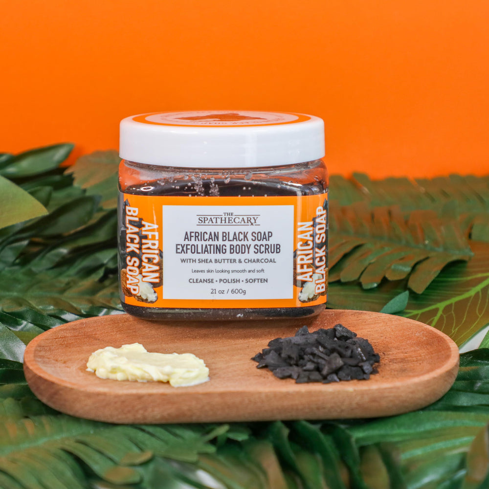 Citrus fruits accompanying The Spathecary Grapefruit Orange Mimosa scrub for vitamin C benefits.