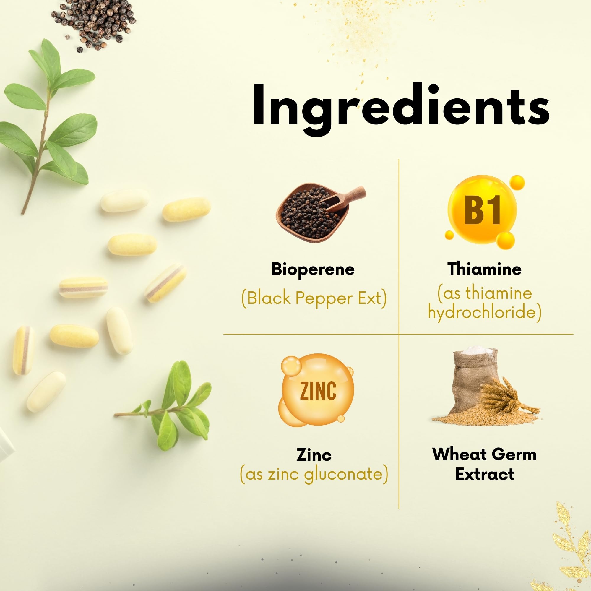 Bottle showing 60 vegetable capsules and product label