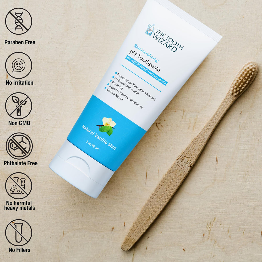 The Tooth Wizard toothpaste with family-friendly usage