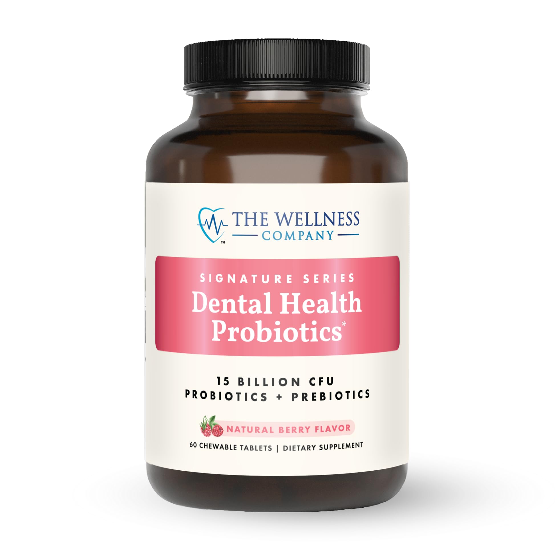 The Wellness Company Dental Health Probiotic bottle front