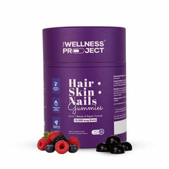 The Wellness Project 14-in-1 Hair Skin Nails Gummies bottle front view