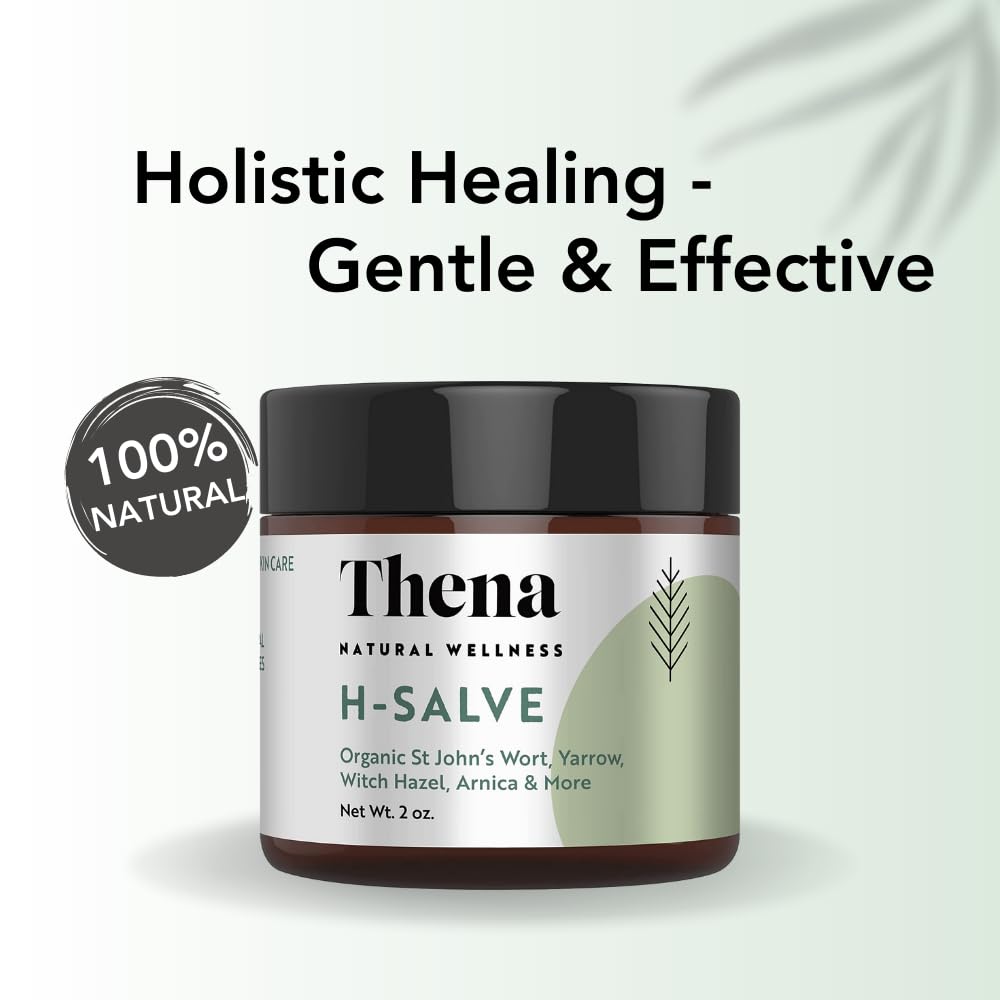 THENA Natural Wellness hemorrhoid cream being applied for gentle relief