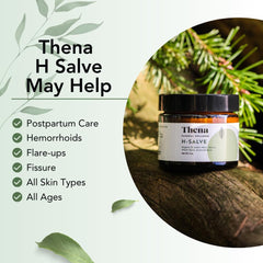 THENA Witch hazel cooling tonic bottle emphasizes gentle cleansing and flare-up prevention