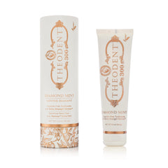 Theodent 300 Fluoride-Free Toothpaste tube with Crystal Mint label