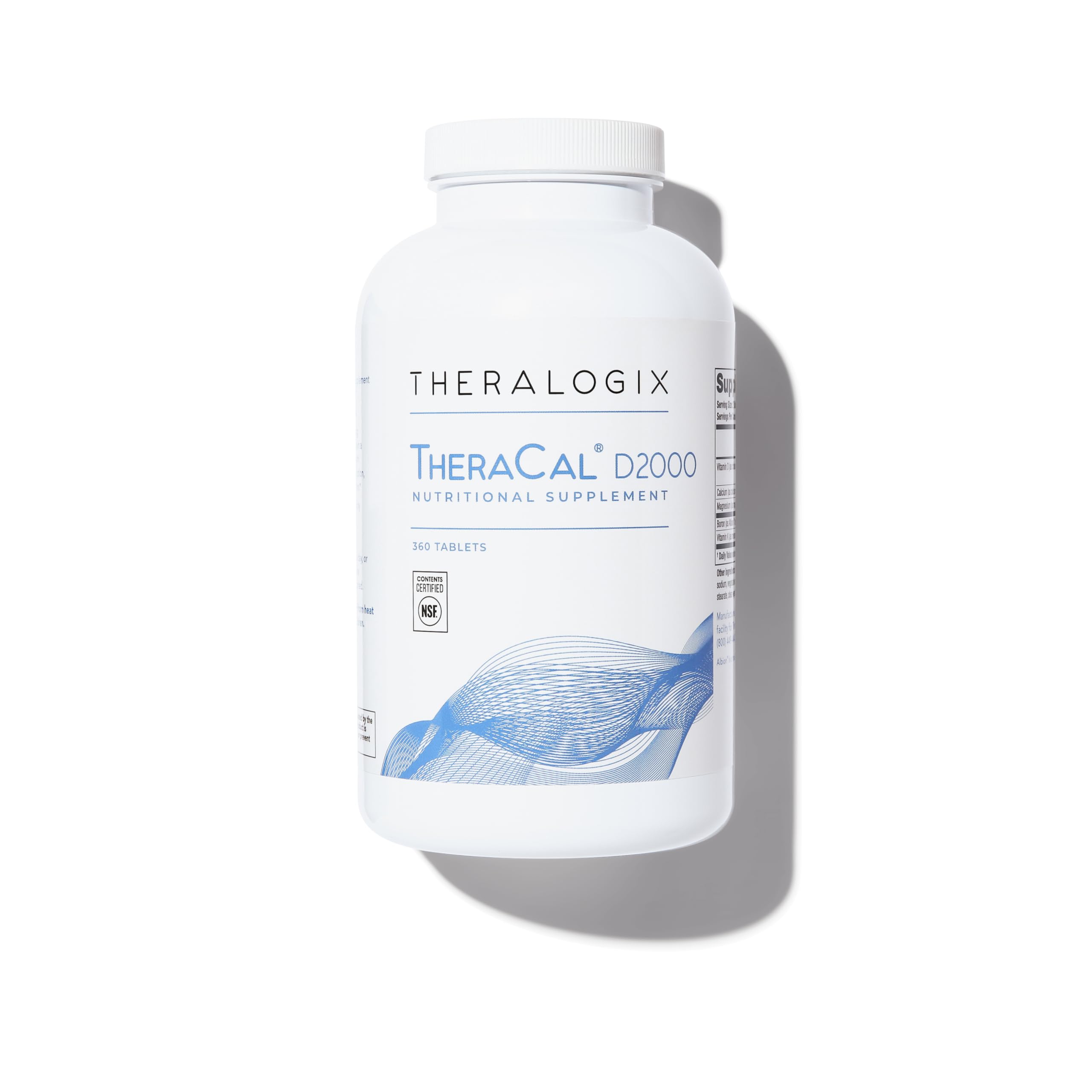 Magnesium and boron supporting bone health in TheraCal D2000