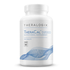 TheraCal D2000 pack shot with bottle and tablets