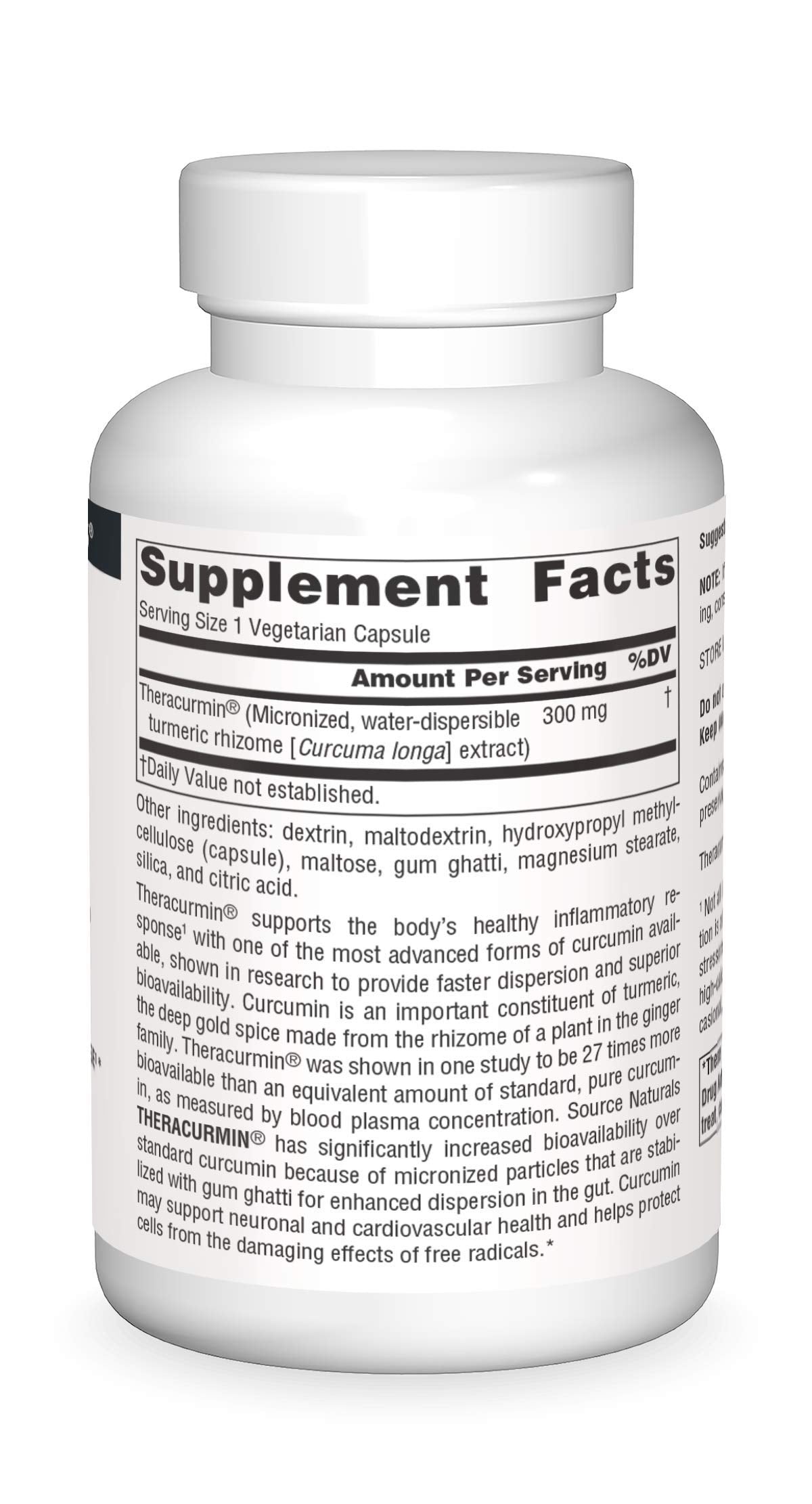 Theracurmin 300 mg packaging with label