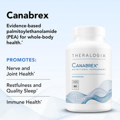 NSF Certified purity label on Theralogix Canabrex packaging