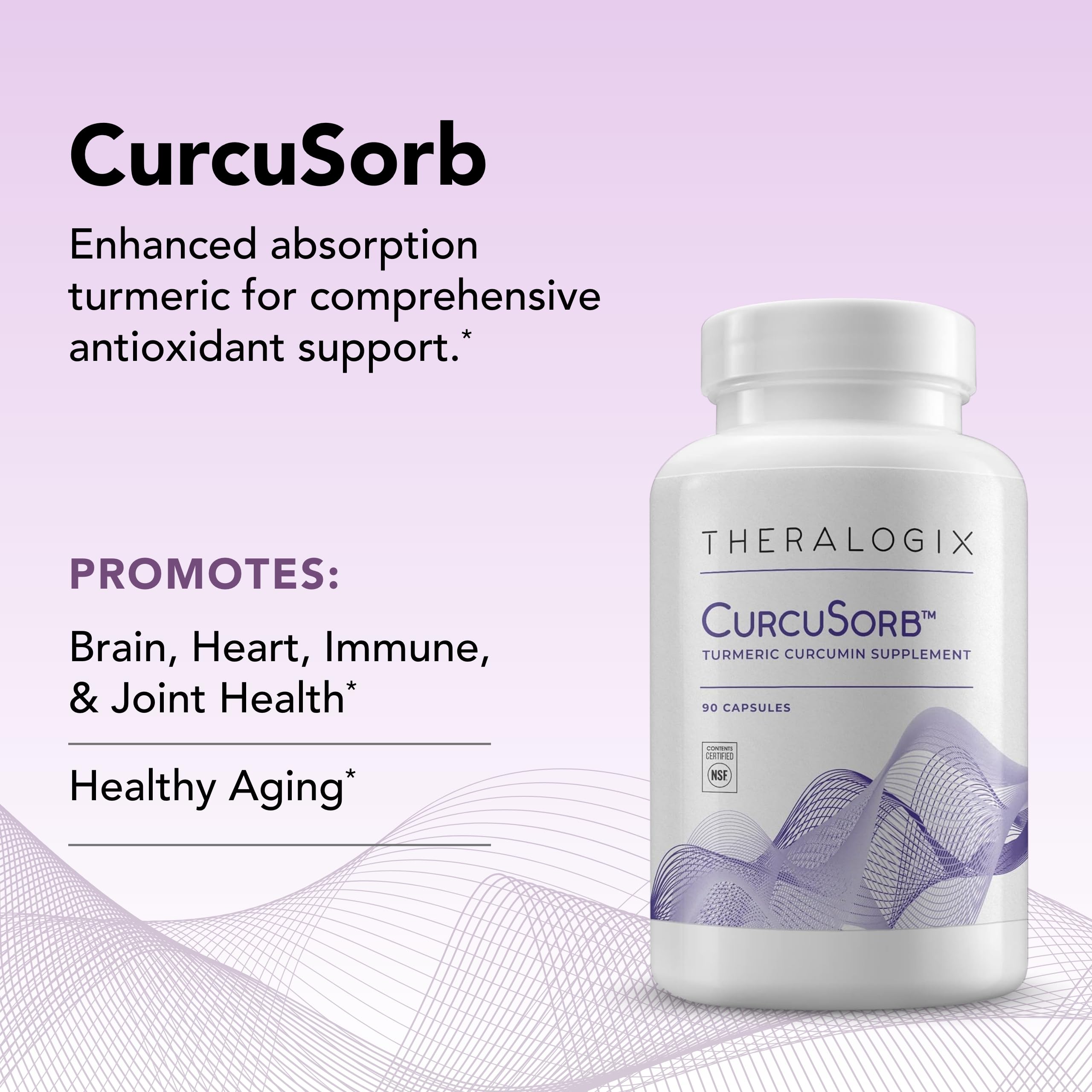 High-absorption curcumin capsule for brain and heart health