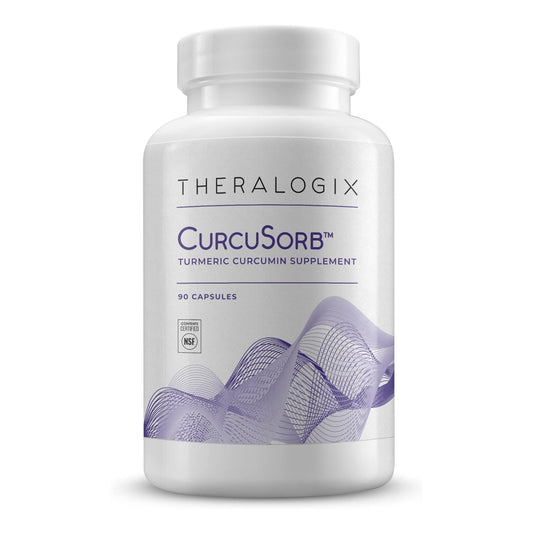 Theralogix CurcuSorb Turmeric Curcumin 90-capsule bottle – hero image