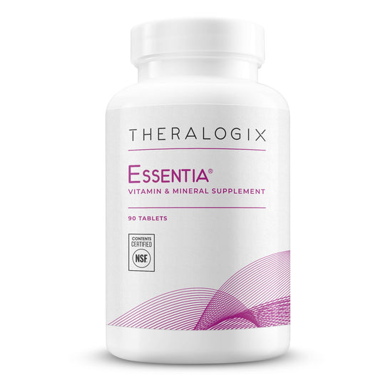 Theralogix Essentia Women’s Multivitamin bottle showing 90-day supply