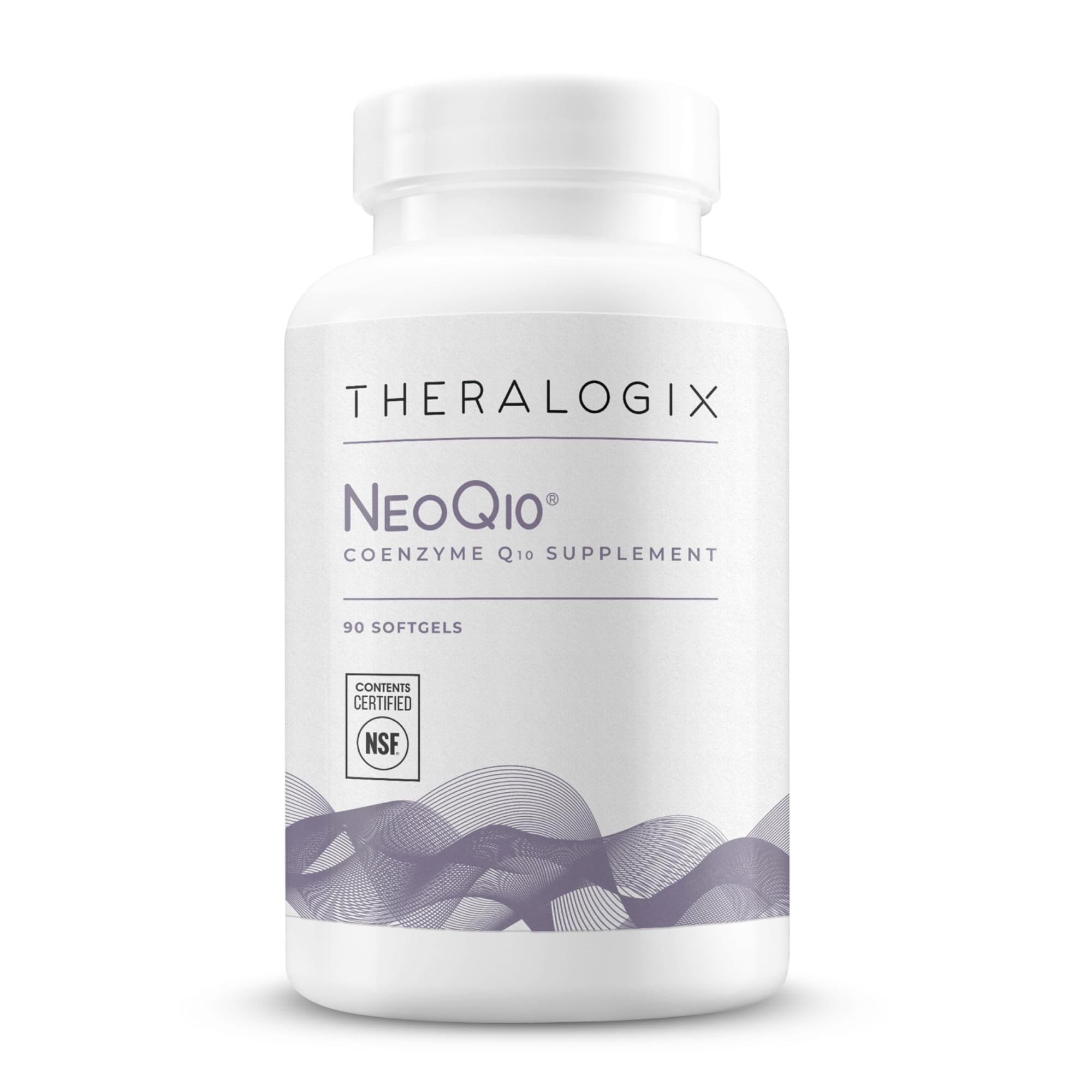 Theralogix NeoQ10 bottle with 90 softgels