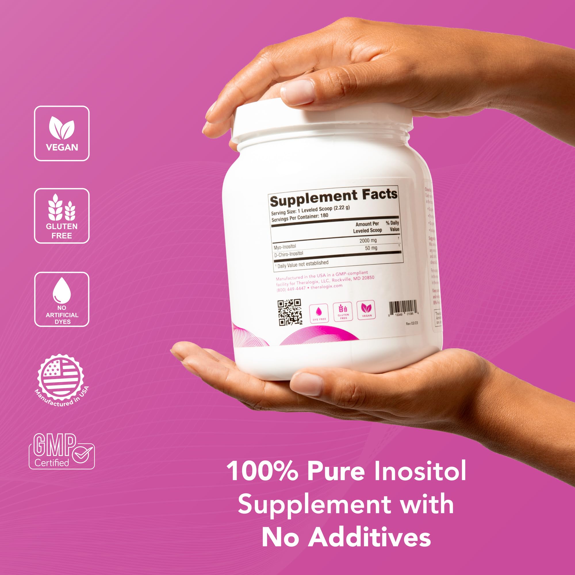 Purity tested labels gluten-free vegan no dyes or additives
