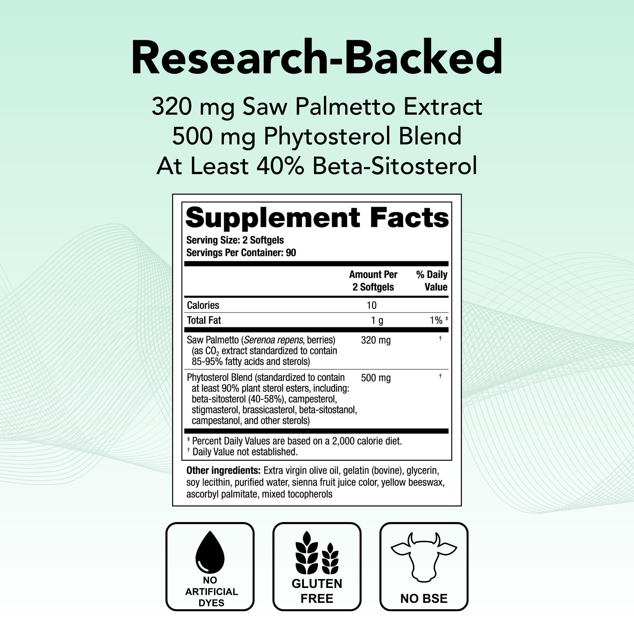 Label of Theralogix Prostate SR supplement