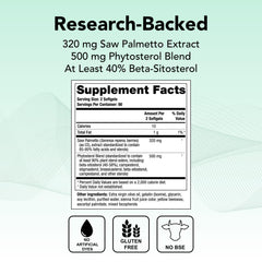 Label of Theralogix Prostate SR supplement