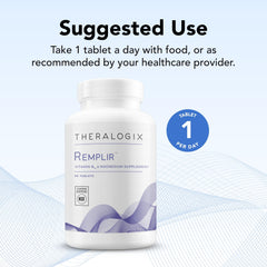 Six Remplir bottles arranged for a 90-day supply