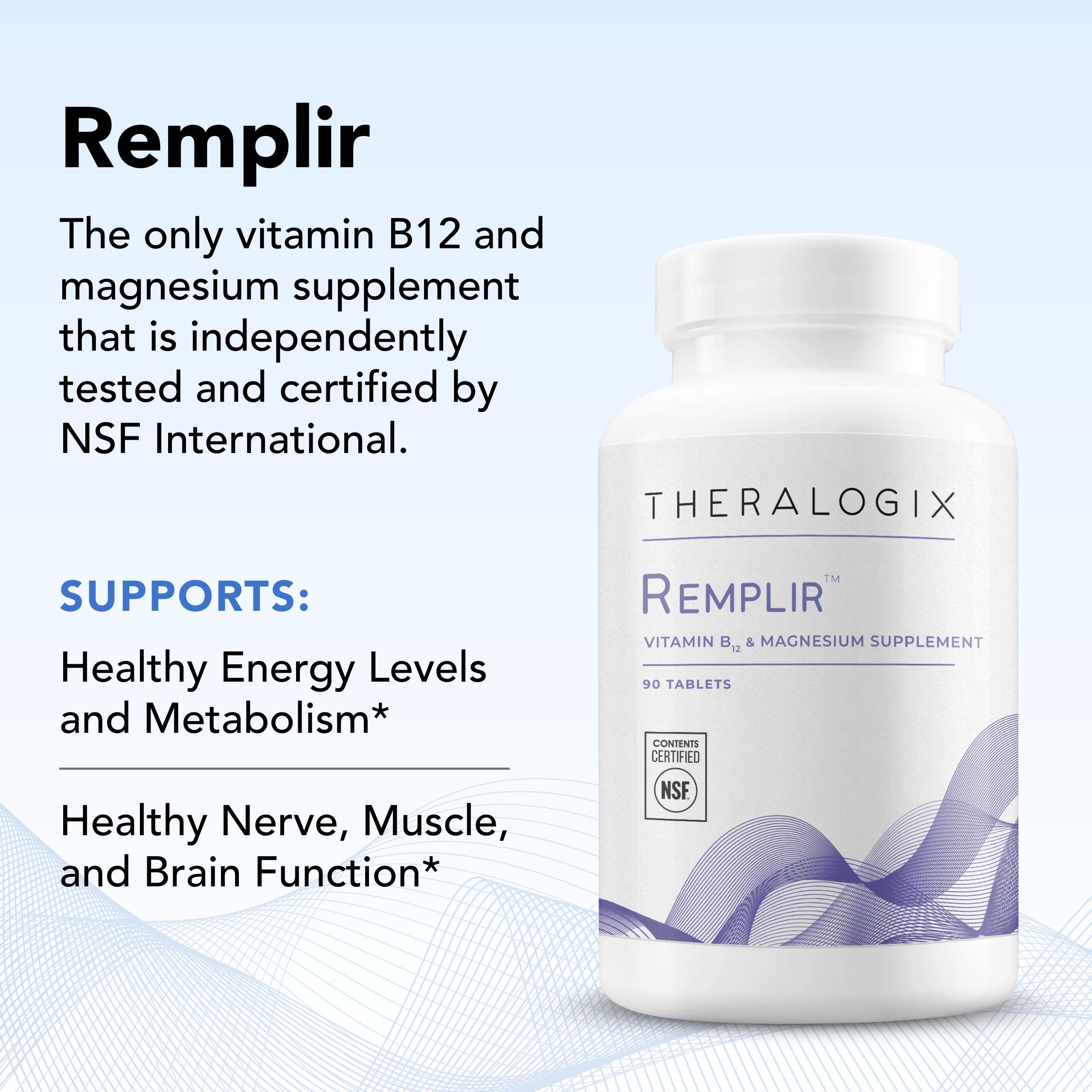 Lifestyle shot of Theralogix Remplir on a kitchen counter