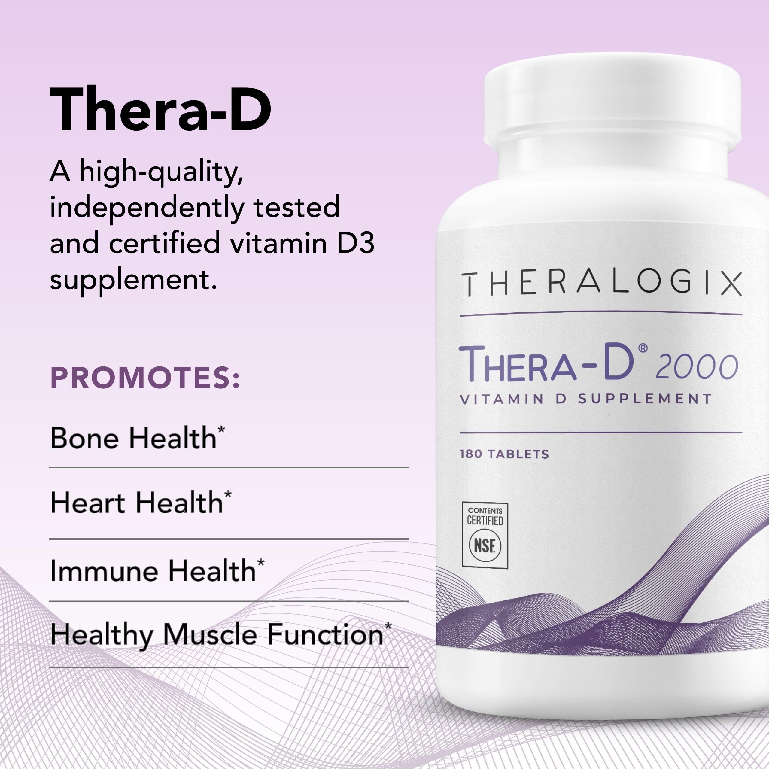 Graphic illustrating bone and heart health benefits of vitamin D3