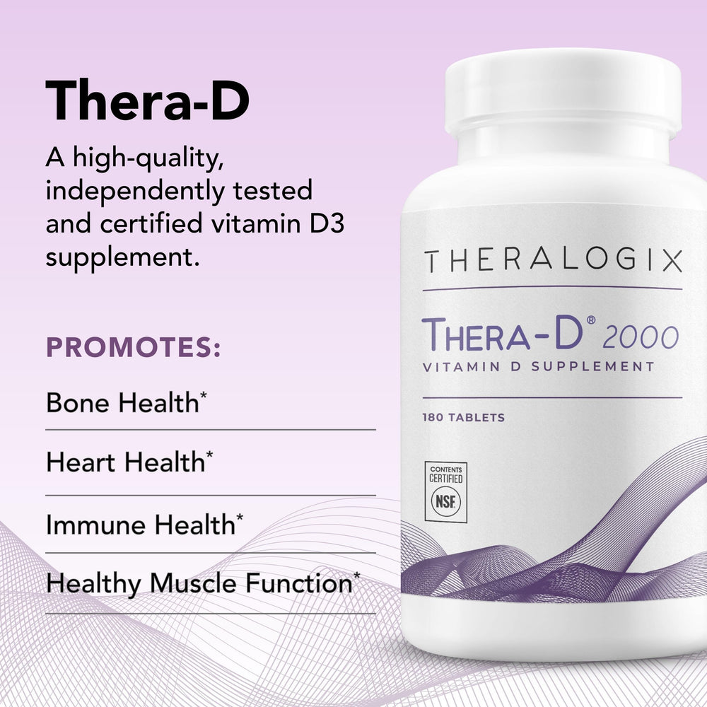 Graphic illustrating bone and heart health benefits of vitamin D3